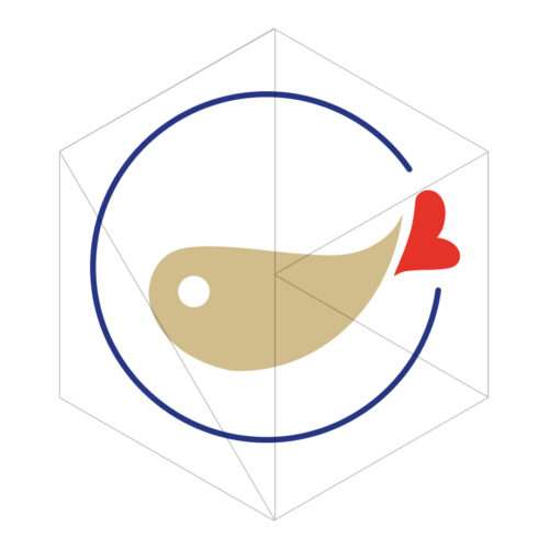 Fisch mit einer roten Schwanzflosse