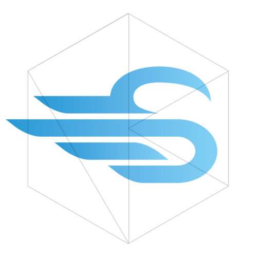 Schwan Logo in Form des Buchstabens S